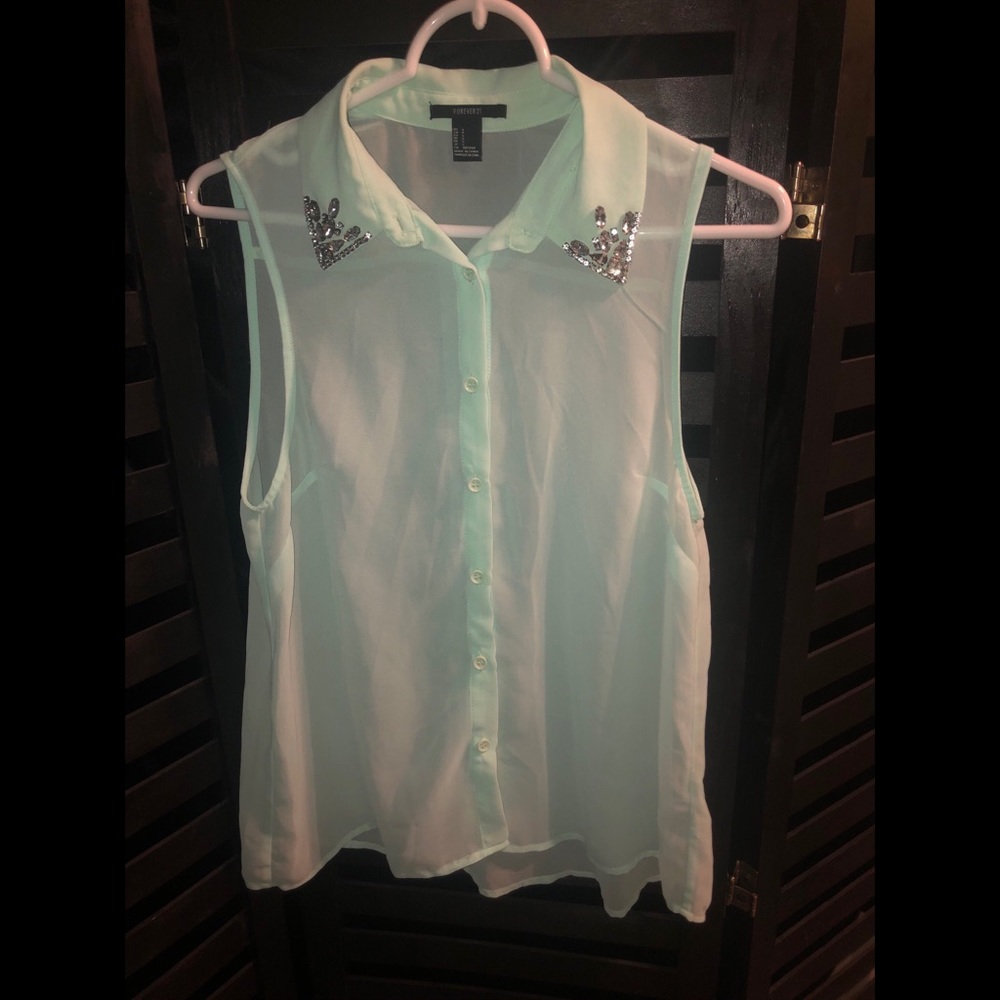 Teal Tank Top
